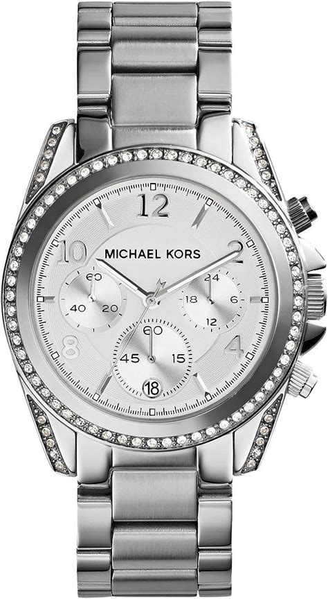 michael kors ladies blair watch silver|Amazon.com: Womens Michael Kors Watches Silver.